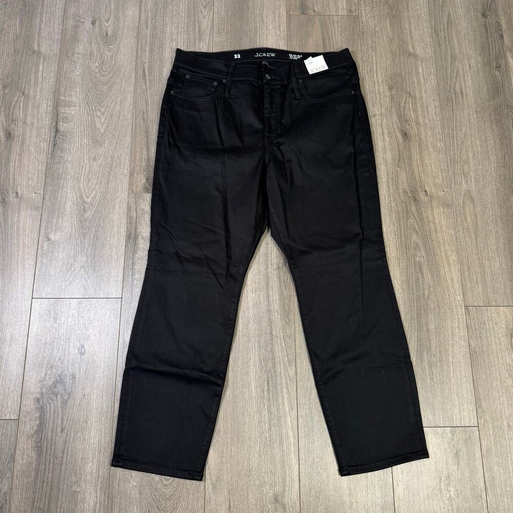 J.Crew Jeans WMNS 33 Black '03 Slim High Rise Stretch Denim 90s Minimalist